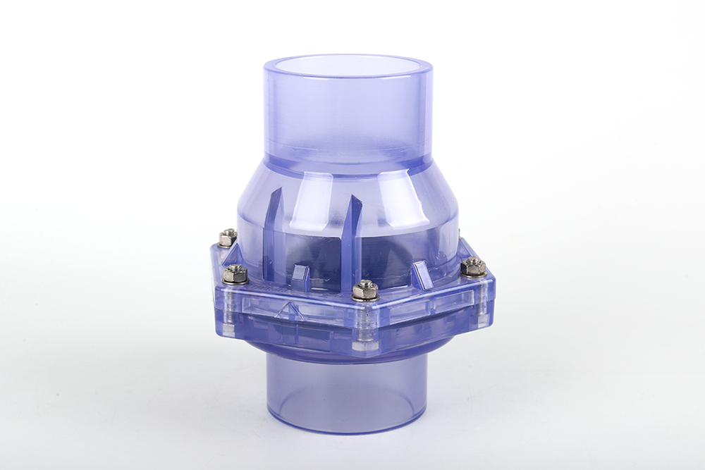 河西透明翻板式止回阀